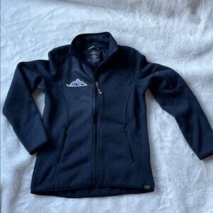 L.L. Bean Sweater Fleece Jacket women’s S regular, navy